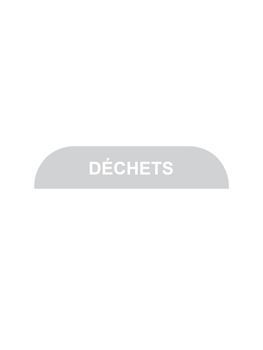 BILLI BOX - Label - Dechets - Clear-White