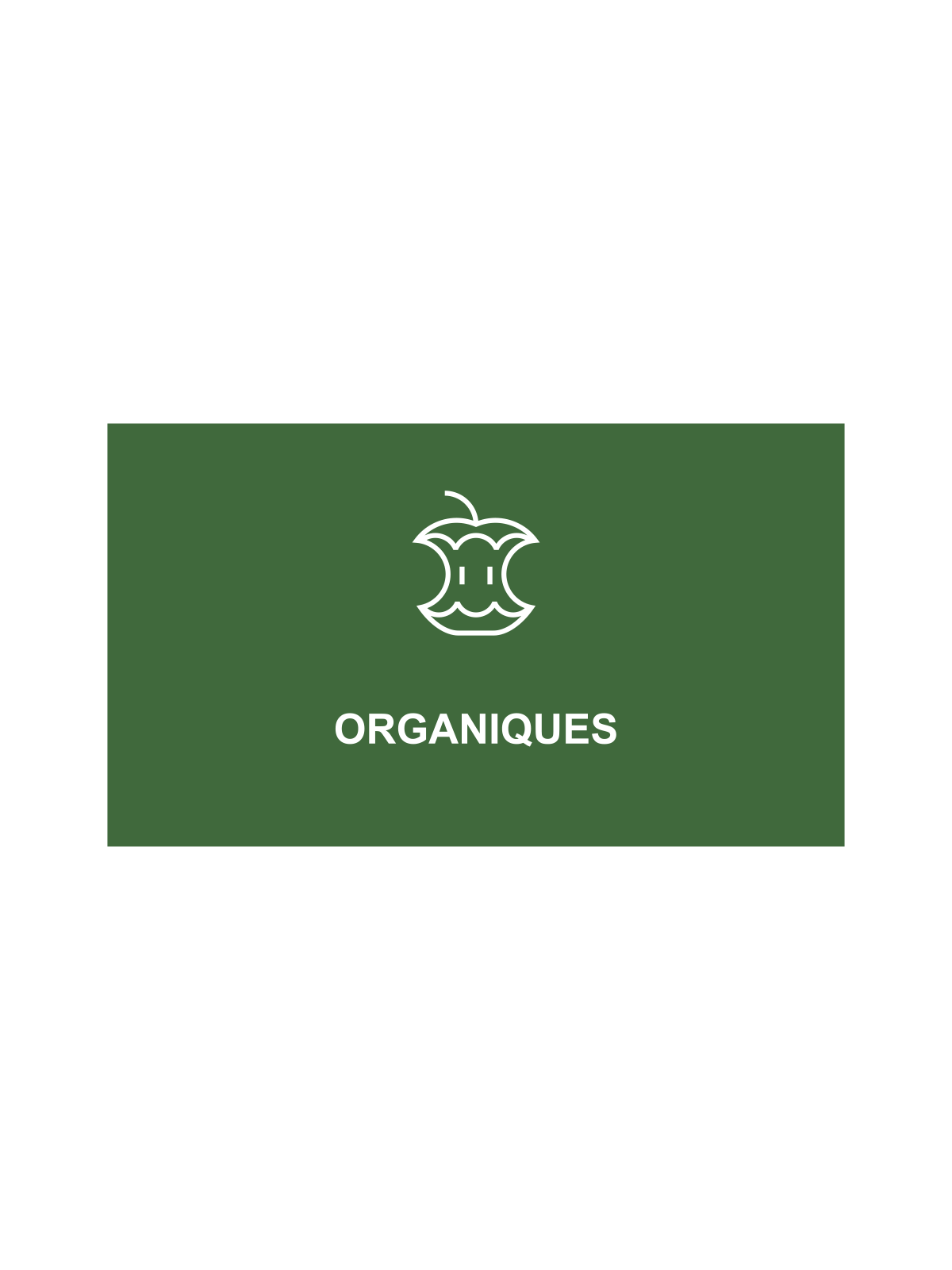 SPECTRUM - Single - Cube Sign - Organiques - Green-White