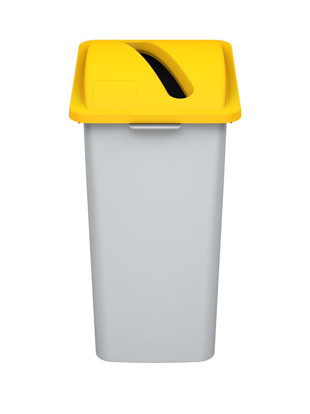 WASTE WATCHER XL - 28G Grey Body with Yellow XL Slot Opening Lid