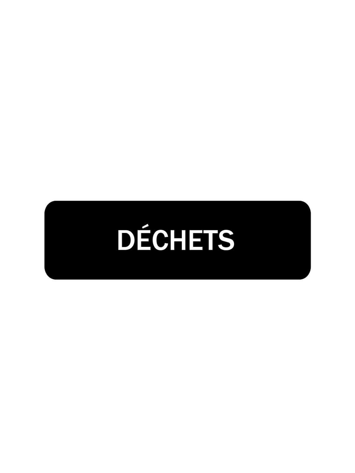 ARISTATA - Label - Dechets - Black-White