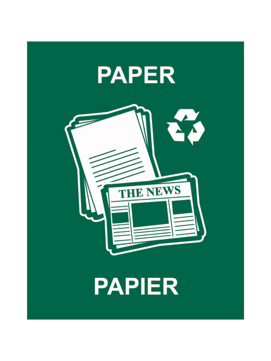 WASTE WATCHER - Sign - Paper-Papier - Green