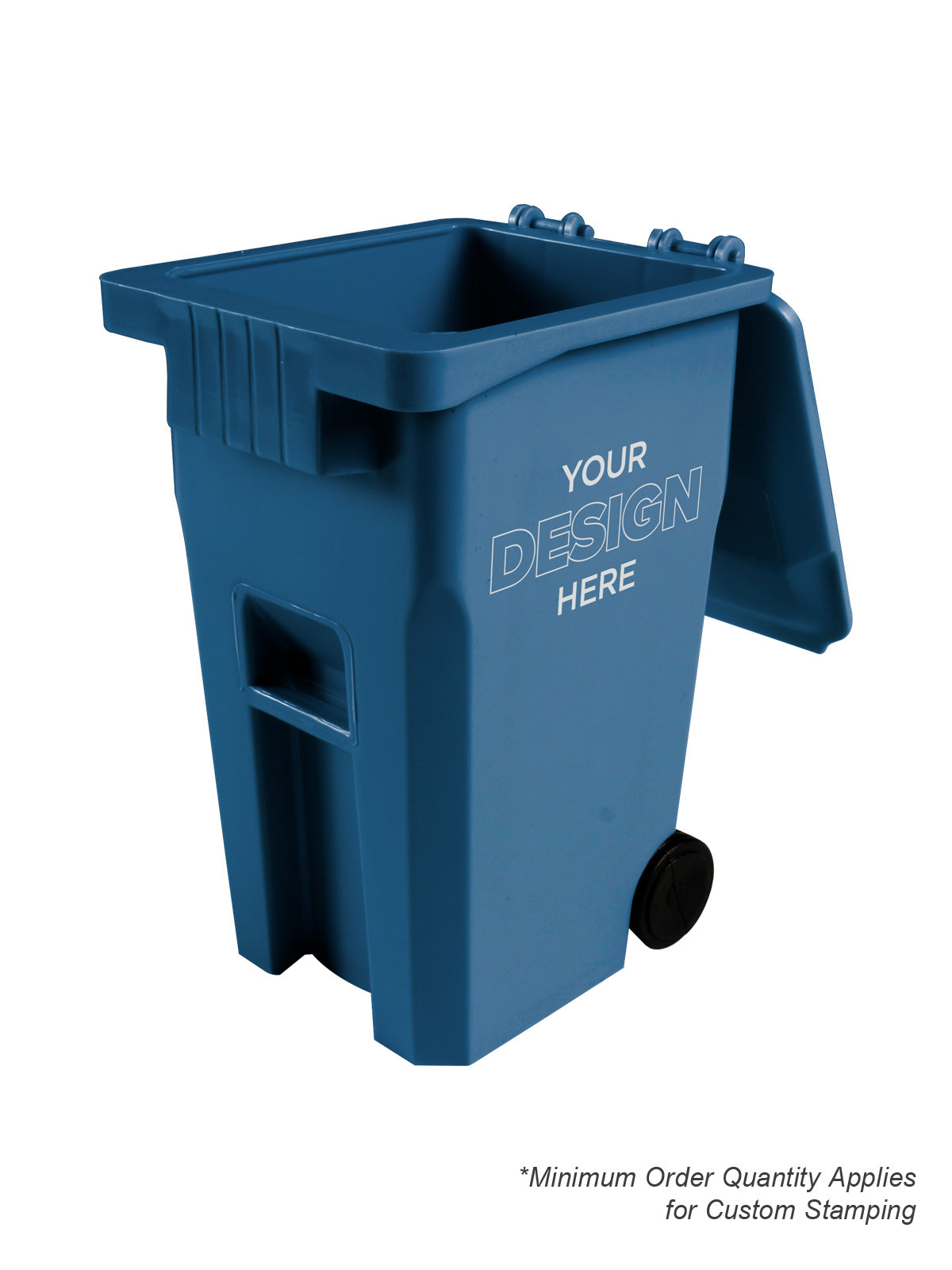 Mini Promotional Recycling Cart -BC300 - Busch Blue PCR