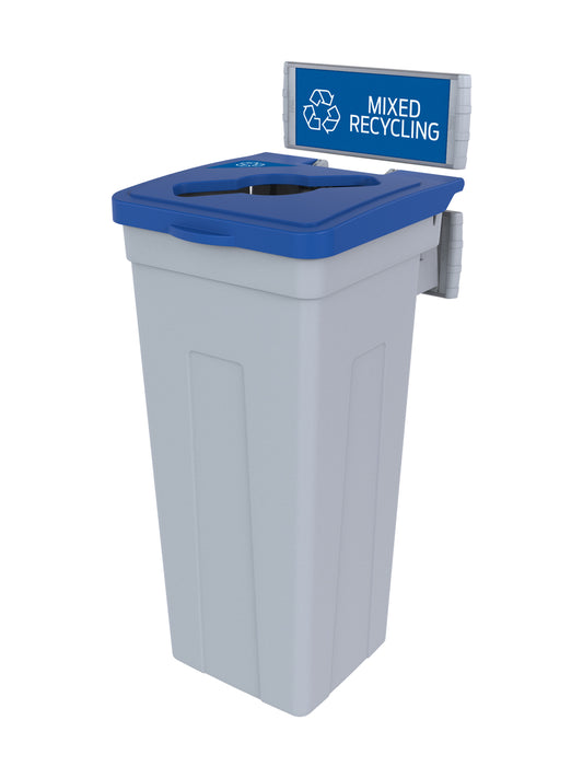 RISE - Single - Kit - Mixed Recycling - Mixed - Grey-Blue