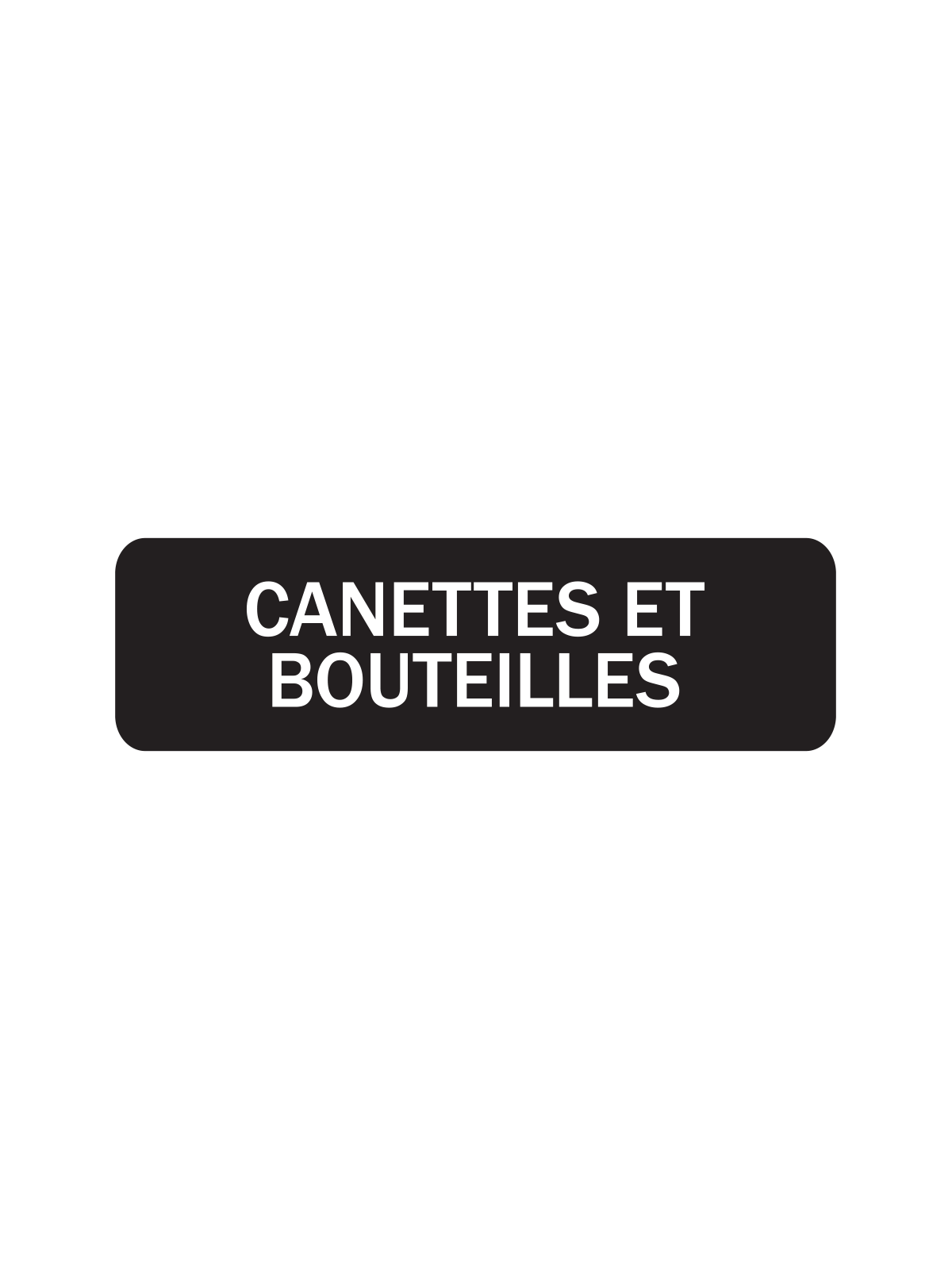 ARISTATA - Label - Canettes et Bouteilles - Black-White