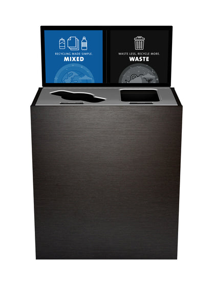 ARISTATA - Double - Kit - Mixed Recyclables-Waste - Mixed-Full - Western Breeze