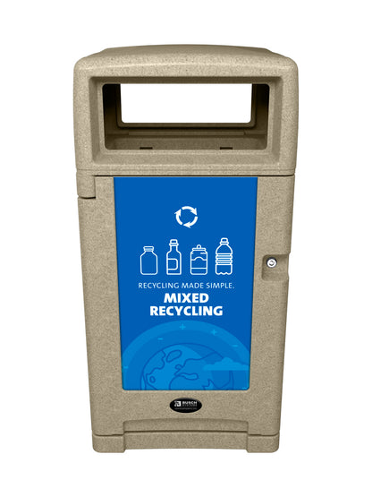 EXPRESSION - Single - Kit - Mixed Recycling - Full - Sandstone