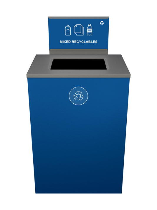 SPECTRUM - Single - Xl - Mobius Loop-Mixed Recyclables - Full - Blue